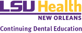 Logo for Louisiana State University Continuing Dental Education